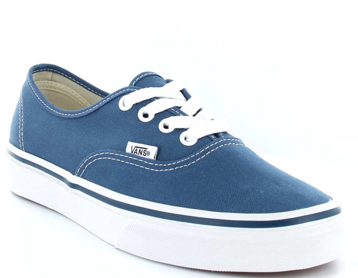 vans blanche et bleu